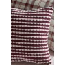 Catherine Lansfield Stab Stitch Filled Cushion 43cm - Plum
