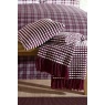 Catherine Lansfield Stab Stitch Filled Cushion 43cm - Plum