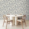 Arthouse Ginkgo Leaf Trail Wallpaper - Blue/Grey