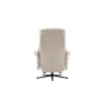 GFA Houston Fabric Swivel Recliner & Stool Set - Barley