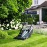 Hayter Hawk 43cm Lawnmower In Situ On Grass