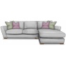 Harper Large 3 Seater Chaise Sofa in Fabric