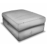Harper Storage Footstool in Fabric