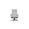 G Plan Riba Manual Recliner Chair & Stool Set in Leather