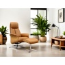 G Plan Skara Manual Recliner Chair & Stool Set in Fabric