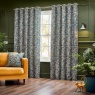 Wylder Bengal Chenille Eyelet Curtains - Wedgewood