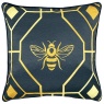 Furn Bee Deco 43cm Filled Cushion - Navy