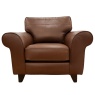 The Lounge Co The Lounge Co Penelope Chair in Milan Chestnut Leather
