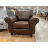 The Lounge Co The Lounge Co Penelope Chair in Milan Chestnut Leather