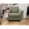 G Plan G Plan Vintage Martha Chair in Zahara Olive Fabric With Walnut Wood