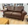 The Lounge Co The Lounge Co Penelope 3 Seater Sofa in Milan Chestnut Leather