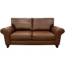 The Lounge Co The Lounge Co Penelope 3 Seater Sofa in Milan Chestnut Leather