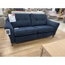 G Plan G Plan Hatton 3 Seater Sofa in Girona Midnight Fabric With Walnut Wood