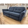 G Plan G Plan Hatton 3 Seater Sofa in Girona Midnight Fabric With Walnut Wood