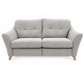 G Plan G Plan Hatton 3 Seater Sofa in Sahara Sand Fabric With Walnut Wood
