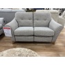 G Plan G Plan Hatton 2 Seater Sofa in Sahara Sand Fabric With Walnut Wood