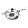 Robert Welch 316 Series Cookware Lidded Wok 28cm
