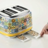 Ariete AR1561 4 Slice Positano Design Toaster - Yellow & Blue