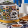 Ariete Ariete AR5511 2 Slice Positano Design Toaster - Yellow & Blue