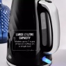Swan SK14611BLK Windsor 1.7L Kettle - Black