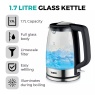 Tower PT10090BLK 1.7L Glass Kettle