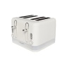 Laura Ashley VQSBT842LACWUK 4 Slice Toaster - Cotton White