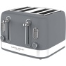 Laura Ashley VQSBT842LADSUK 4 Slice Toaster - Dark Slate