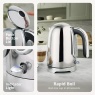 Swan SK19026SS Solace 1.7L Jug Kettle - Stainless Steel