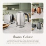 Swan SK19026SS Solace 1.7L Jug Kettle - Stainless Steel