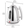 Dualit 72016 3KW 1.5L Jug Kettle - White Gloss
