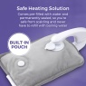 Carmen C85043GRY Rechargeable Hot Water Bottle & Cosy Hand - Grey