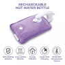 Carmen C85043PUR Rechargeable Hot Water Bottle & Cosy Hand - Purple