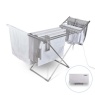 Tower T25003 Heated Winged Airer with Cover - Silver