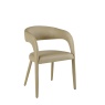Fortune Woods Louisiana Upholstered Dining Chair - Taupe
