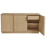 Fortune Woods Louisiana 3 Door Large Sideboard - Oak