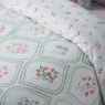 Catherine Lansfield Cameo Floral Duvet Set - Soft Green