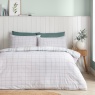 Catherine Lansfield Cartmel Check Duvet Set - Green