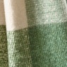 Catherine Lansfield Faux Mohair Check Throw 130x170cm - Green
