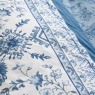 Catherine Lansfield Zoukara Floral Duvet Set - Blue