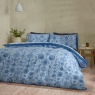 Catherine Lansfield Zoukara Floral Duvet Set - Blue