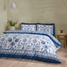 Catherine Lansfield Zoukara Floral Duvet Set - Blue
