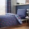 Catherine Lansfield Stars & Check Duvet Set - Blue & Red
