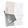 Meg Hawkins 3 Pack of A6 Note Books Assorted Stag Hare & Bee
