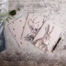 Meg Hawkins 3 Pack of A5 Note Books Assorted Stag Hare & Bee
