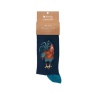 Wrendale Cockerel Mens Socks Colours of the Rainbow