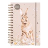 Wrendale Rabbit Blank HB Notebook Among the Daisies