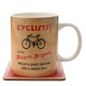 Civil Defence Bicycle Brigade Mug & Coaster Set