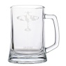 RAF Etched Glass Tankard Spitfire