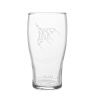 RAF Etched Pint Glass & Bottle Opener Set Vulcan