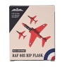 RAF 6oz Hip Flask Red Arrows